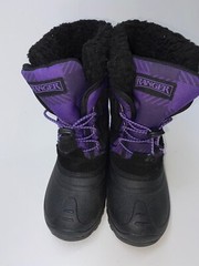 Ranger Snow Boots Black Purple Kid’s Size 2 Cheshire Lined Warm Winter Boot