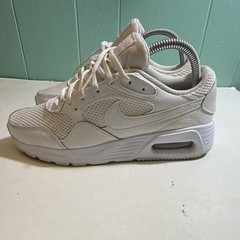 Nike Air Max SC White Mesh Low Top Athletic Sneakers Unisex Kids 7.5 CW4554-101