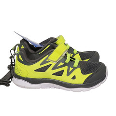 Starter Toddlers Sneakers Bright Green and Gray Athletic Kids Shoes Size 9