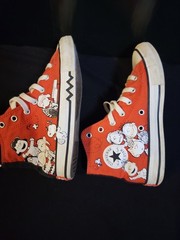 Converse Peanuts Chuck Taylor All Star Hi Tops Charlie Brown Youth 3 Sneakers