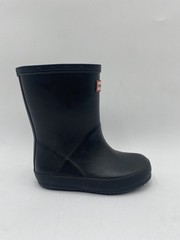HUNTER FIRST CLASSIC Kids‘ NEW Rain Boots Black US Size B7/G8