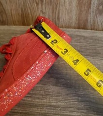 Puma Suede Mono Triplex Casual Sneakers Youth Size 7 Red