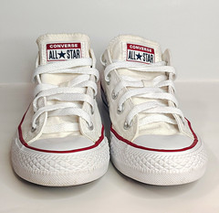 Converse All Star White Low Top Lace-Up Casual Sneakers Kids US 4 EU 36.5