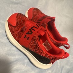 Under Armour UA Speed Swift Low Top Slip-On Sneakers 7 kids 7K Red/Black 3020934
