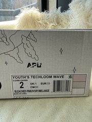 NIB, Ret $119, APL Pink TechLoom Wave Youth Sneakers (Size 2/EUR 33)