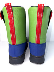 L. L. Bean Kids Snow Winter Boot Size 5 Green Blue