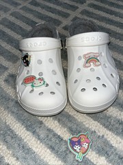 Crocs Baya Lined White w Gray Lining Hello Kitty Rainbow Black Cat Gibbits Jr 1