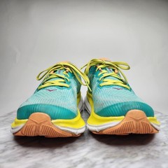 Hoka One One Clifton 9 Ceramic Evening Primrose Running Shoe Youth Size 5.5 MD