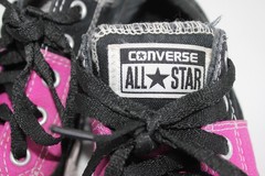 Converse Chuck Taylor Madison OX 651748F Pink Black Kids Sneakers Juniors US 13