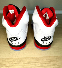 Size 5Y (GS) – Jordan 5 Retro Mid Fire Red HQ7980-101
