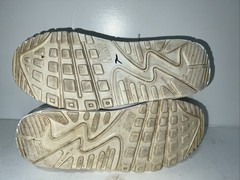Nike Air MAX 90’s Sneaker White Athletic Shoes US SZ 6Y CD6864-100 VJ