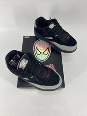 RARE Deadstock 2005 MARVEL Spider-Man Platinum Kids Shocker Shoes Black Size 2.5