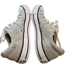 Womens Converse All Star Heather Gray Low Top Sneakers Size 8 Perfect Condition