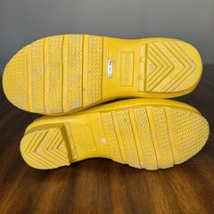 Hunter Tall High Gloss Yellow Rain Boots Kids UK 1 US 2B/3G EU 33
