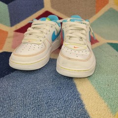 Nike Air Force 1 Low Rainbow Stitch Sneakers
