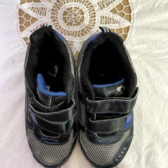 Starter Size 11 Child’s Black and Blue Hook and Loop Sneakers shoes