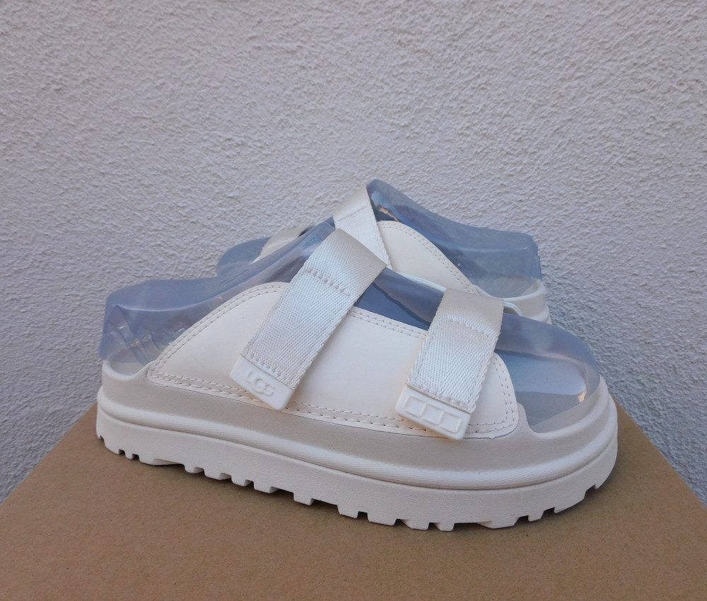 UGG JASMINE GOLDENGLOW SLIDE PLATFORM SANDALS, KIDS US 2/ EUR 33.5 ~NIB
