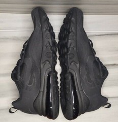 Nike Air Max 270 React GS Triple Black Youth/Women’s Size 6Y = Women’s 7.5 NEW