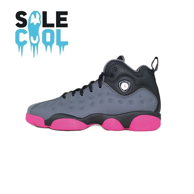 Nike Air Jordan Jumpman Team II Grey Black Pink Shoes 820276-009