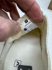 Veja Small Ollie Canvas Sneaker Kid’s Beige Llightweight Athletic Shoes – 11