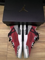 Nike Air Jordan Spizike Red Black-Wolf Grey FQ3950-600 Youth Size 7Y
