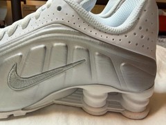 Nike Shox R4 GS White Metallic Silver CW2626-101 Youth Size 5Y New in Box