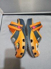 Naruto Shippuden x Crocs Clog Orange/Black J3 Anime Pre-Owned Visible Wear