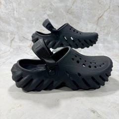 Crocs Echo Clog Juniors Youth Size 6 (Eu 38-39) Womens 8 Mens 6 Black Perfect