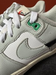Nike Air Force 1 Split Light Silver White Black Low 07 LV8 Youth Size 6.0