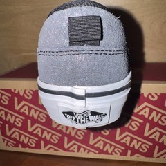 Vans Asher black shimmer Slip-on Kids Vans size 4