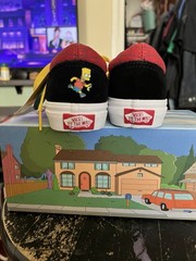 The Simpsons Shoes ft the character “El Barto” & Bart Simpson in kids size 11.5