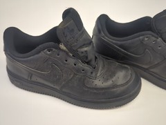Nike Air Force 1 Low US Size 1.5Y Black Basketball Running