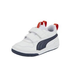 PUMA Multiflex Synthetic Leather Slip On Toddler Girls White Sneakers Casual Sh