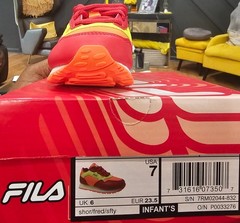 Fila Sneakers. Size 7c. Multi-Colored Sneakers for Kids Brand New!