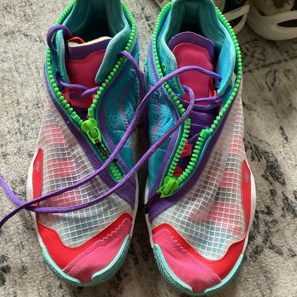 Jordan Why Not Zer0.3 SE Kids Sneaker 10.5 Multicolor Lace/Zipper Low Top