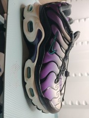Nike Air Max Plus Gradient Purple Black Aurora Hyper Violet GS shoes 5Y. S6