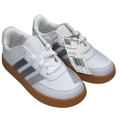 Adidas Withe Breaknet 2.0K Tennis Youth Shoes Sneakers SZ/11.5