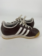 Adidas Samoa Brown White Leather Lifestyle Casual Shoes Sneakers Youth Size 2.5