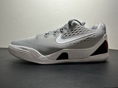 Nike Kobe 9 IX Low EM GS Wolf Grey White FV3607-004 Youth Size 4Y