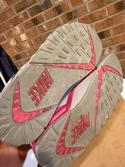 NIKE TRAINER SC (GS) PINK|GRAY|SILVER SHOES (580786-001) SIZE 6.5Y