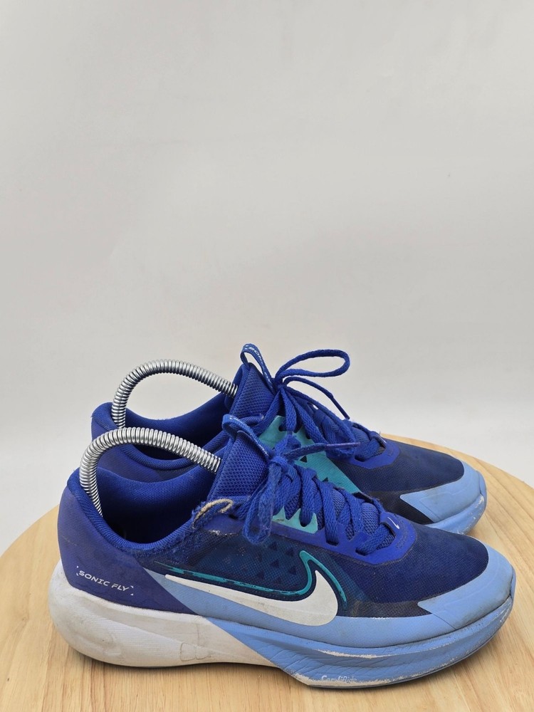 Nike Sonic Fly GS Blue Kids Youth Road Running Jogging Shoes FZ0017-400 sz 4.5