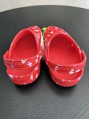Crocs Kids Classic Valentines Day Clogs Cherry Red Size J4 Youth