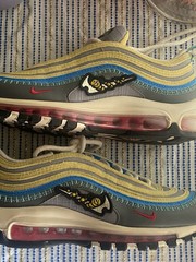 Nike Air Max 97 SE GS Air Sprung Multi Junior Kids Women 5.5Y Casual DN4381-001