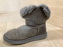 Ugg Australia Boot Bailey Button Gray Kids Ugg Bailey Lined Unknown Size 9″ Long