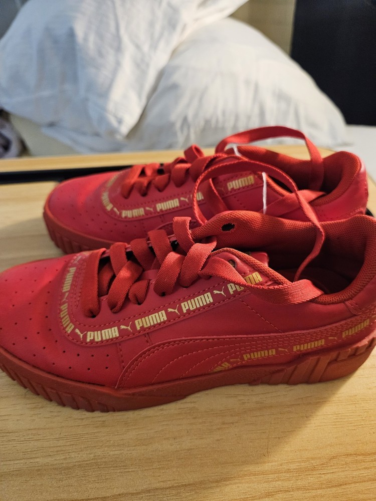 Puma Cali Taping Red Gold