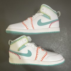 Sz 3Y – NIKE JORDAN 1 MID SE (PS) MULTI-COLOR [DM9648-100] WMNS 4.5 NEW