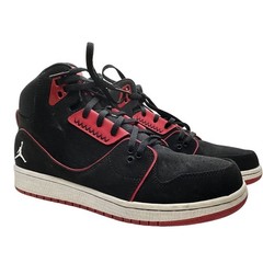 Jordan 1 Flight 2 BG Black Gym Red White Kids Sneakers 7 Youth Mid Top