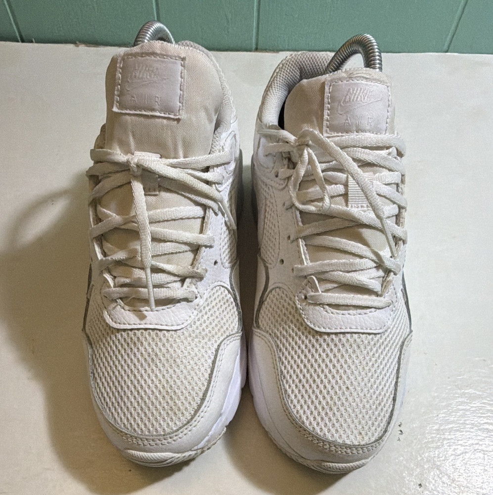 Nike Air Max SC White Mesh Low Top Athletic Sneakers Unisex Kids 7.5 CW4554-101