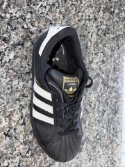 Adidas Superstar Core Black White Size 3 Kids