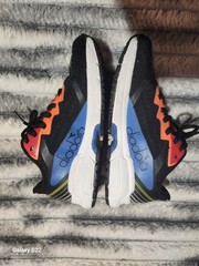Black, Blue, Orange Diadora Mythos Volo 2y With Blushield